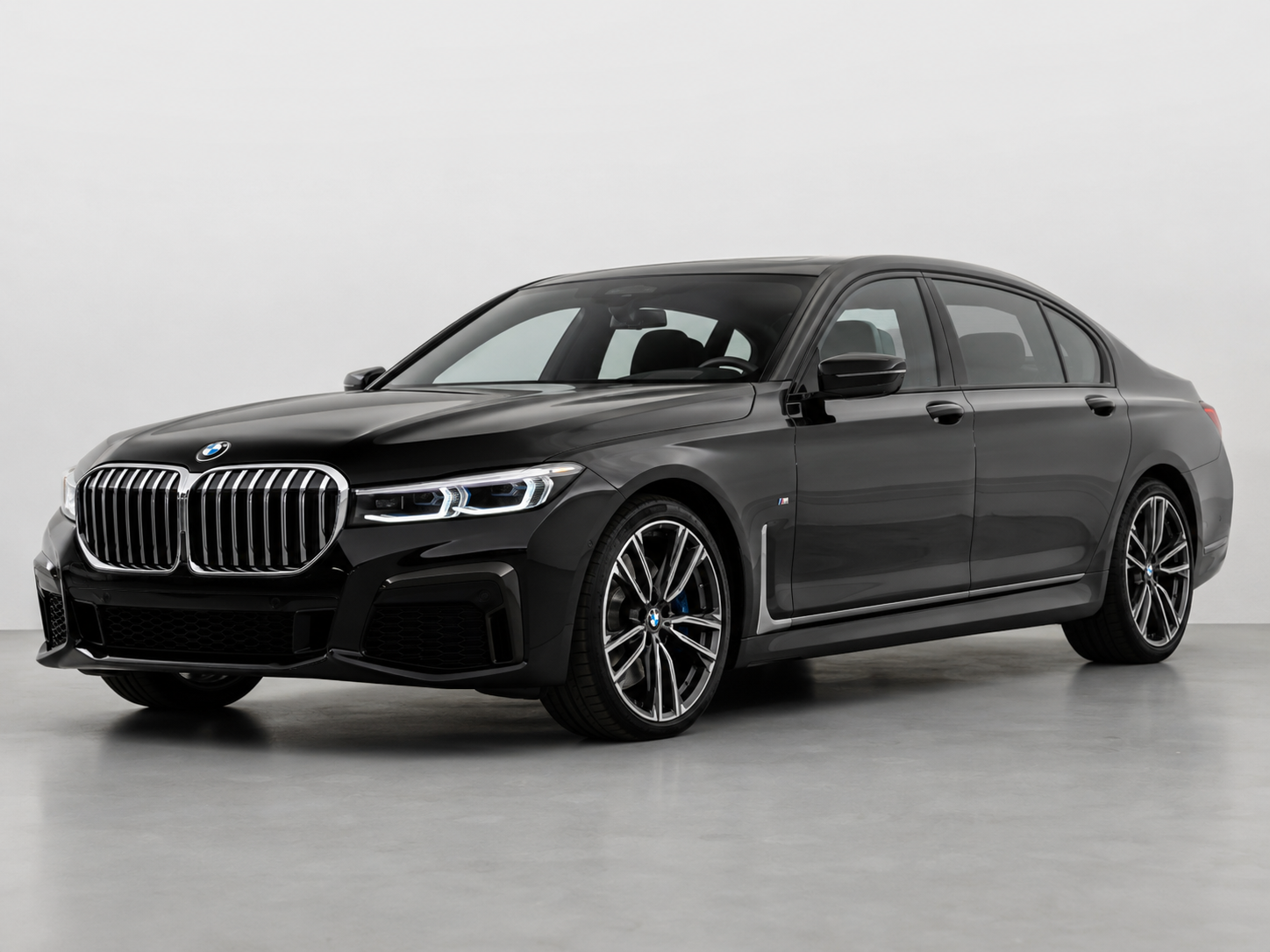 BMW 740Ld M Sport all day hire executive chauffeur vehicle by TX Cars