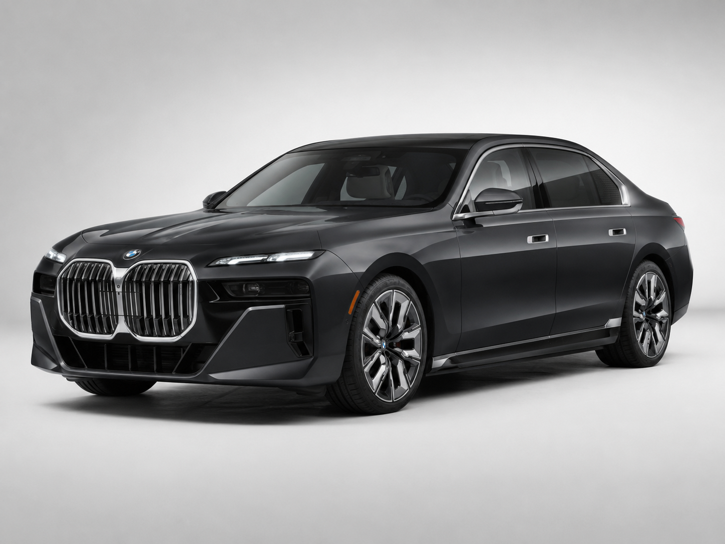 BMW i7 luxury electric all day hire chauffeur vehicle by TX Cars
