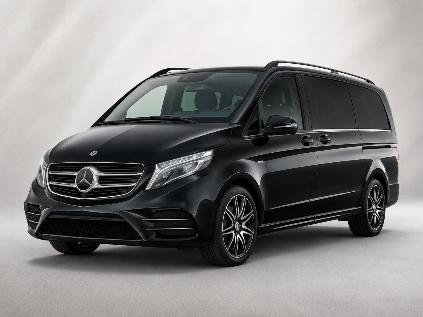 Mercedes V-Class luxury MPV all day hire for groups by TX Cars